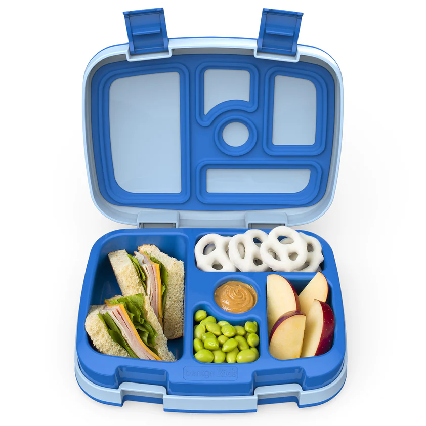 HappyRhino Bento Lunch Box para niños adultos, 4 compartimentos